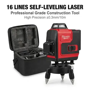 Milwaukee 16 Line Cross Line Laser, level kit