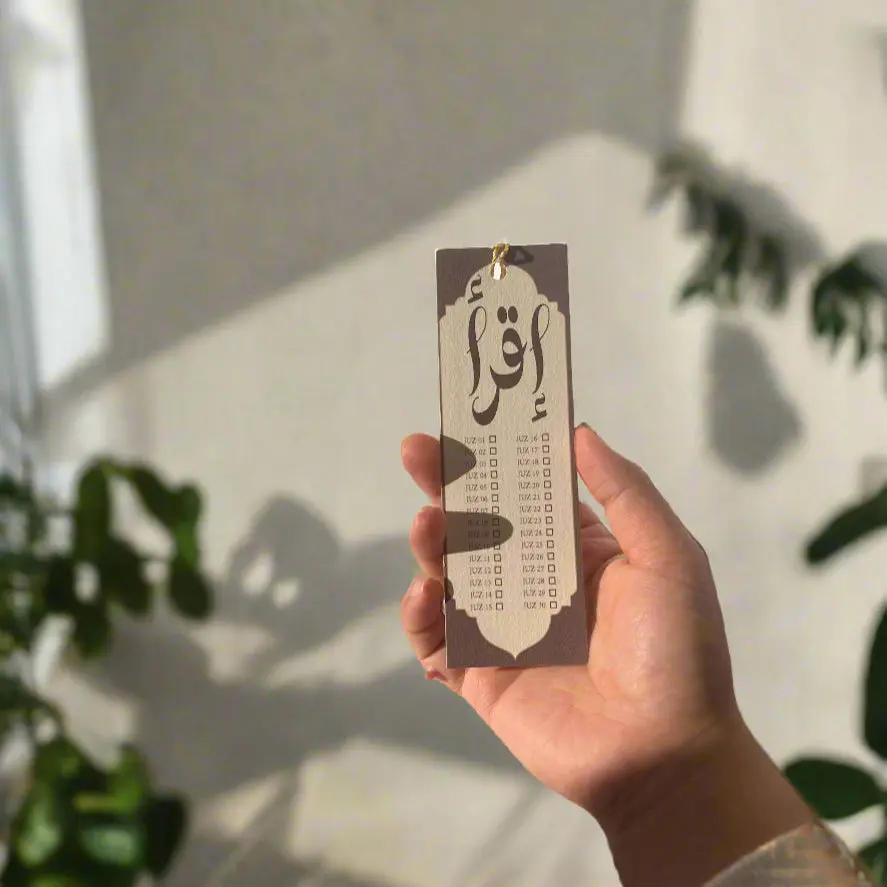 Quran Bookmark with Juzz Checklist