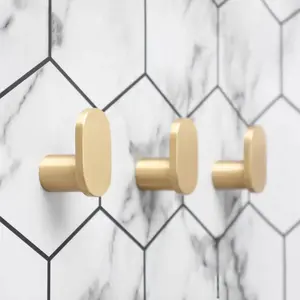 Solid Brass Indoor Kitchen Hallway Wall Mounted Clothes Hooks Bathroom Towel Hanger Coat Holder Rack Gold Wall Organizer Hook Organiser