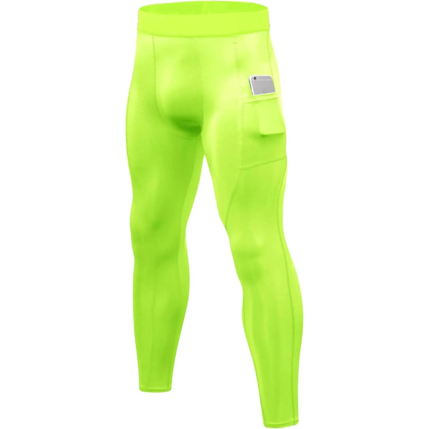 1/3 Pack Mens Compression Pants Running Tights Athletic Sports Baselayer Pockets Basketball Active Tights(Gift)