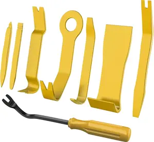 Nilight 8-Pieces No-Scratch Automotive Trim Removal Tool Kit for Car Audio, Dash Panel, Window Molding, Fastener Disassembly & Car Repair