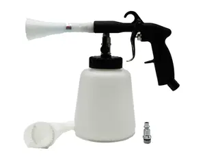 High Pressure Car Cleaning Tornado Air Gun Kit with 1L Foam Bottle, 2 Set Nozzle Sprayer Connector for Car Detailing - 26514