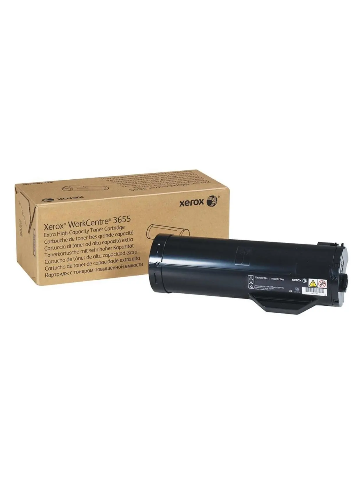 Xerox 106R02740 Extra High Capacity Toner Cartridge for WorkCentre 3655, 25900 Pages, Best Image Quality, Excellent Color Reproduction, Most Reliable Printing