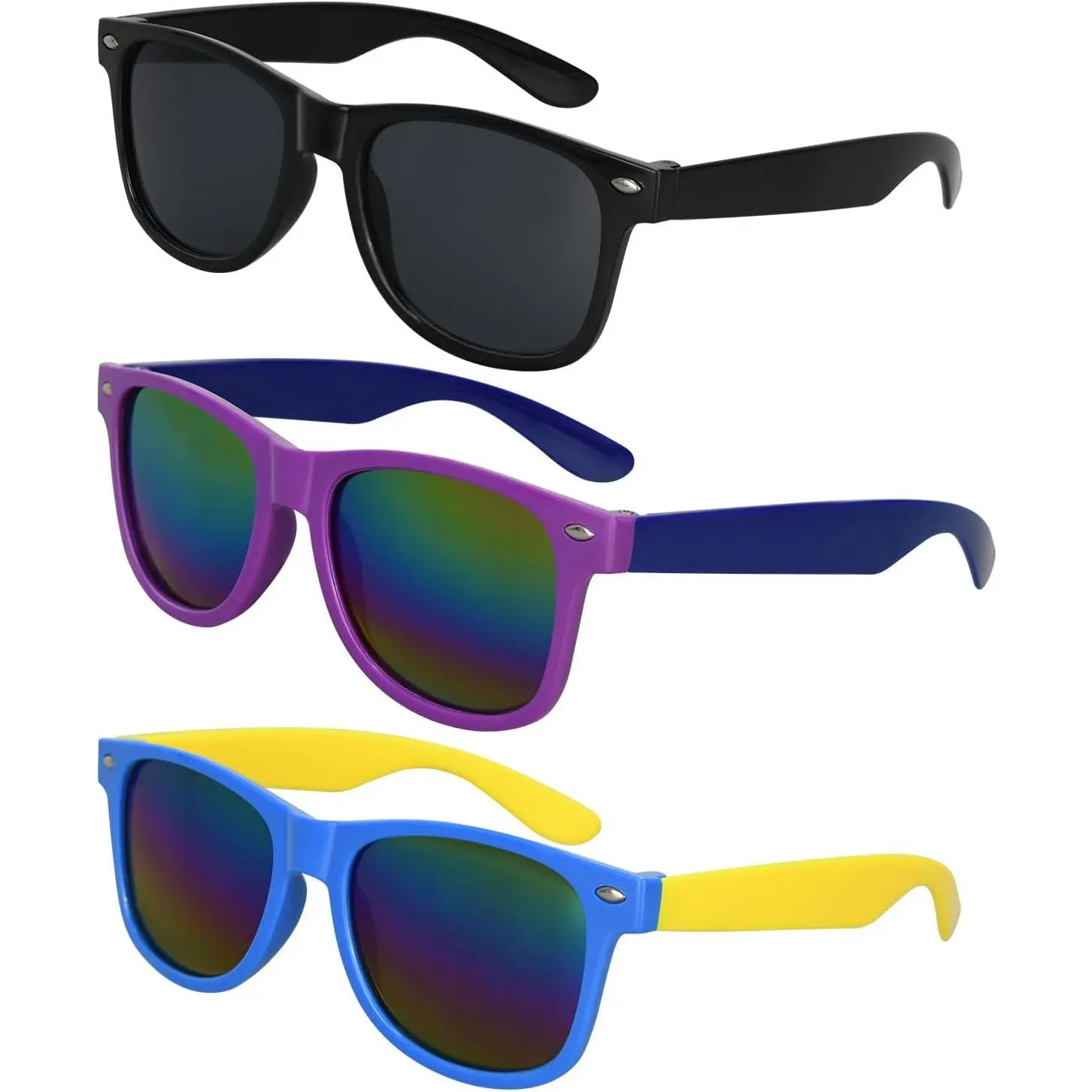 S-21  3/6/12/24pcs Kids Sunglasses Set, Toddler Sunglasses, for Outdoor
