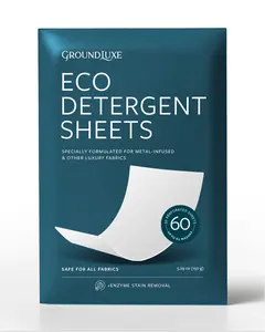 GroundLuxe Eco Detergent Sheets for Grounding Fabrics and other Machine Washing Needs