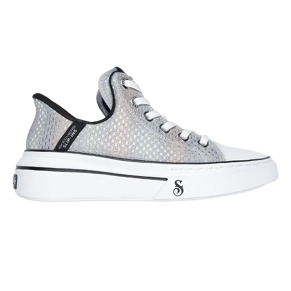 Skechers Womens Skechers Slip-Ins X Snoop Dogg Disco Snoop  Sneakers Shoes Casual - Silver