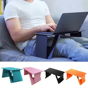 Fake Leather Wood Laptop Stand
