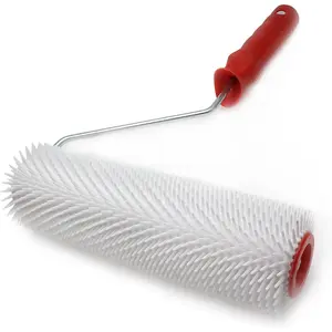 9''/230mm Spike Roller, Latex Floor Self Compound Roller Leveling Screed Spiked Roller  Brush Roller
