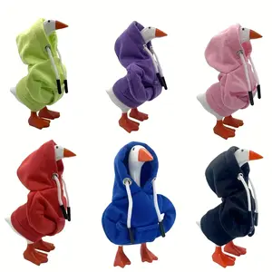 Goose Costume Set with Hooded Sweater, Cute Hoodie and Feet, Soft Filled Animal, Perfect for Theme Parties and Daily Wear Clothes