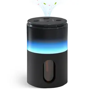 Rechargeable Air Purifier Diffuser & Aromatherapy Diffuser with Colored Light Effects Timer Function for Car & Home Use Anhydrous Essential Oil Diffuser