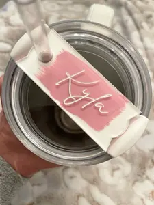 Watercolor Personalized Tumbler Topper