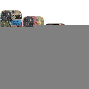 Studio Ghibli Inspired Collage Phone Case, Anime Cartoon Aesthetic Design, Tough Shockproof Protective Cover, Cute Gift for Fans, Compatible with iPhone 11-16 Pro Max/Plus