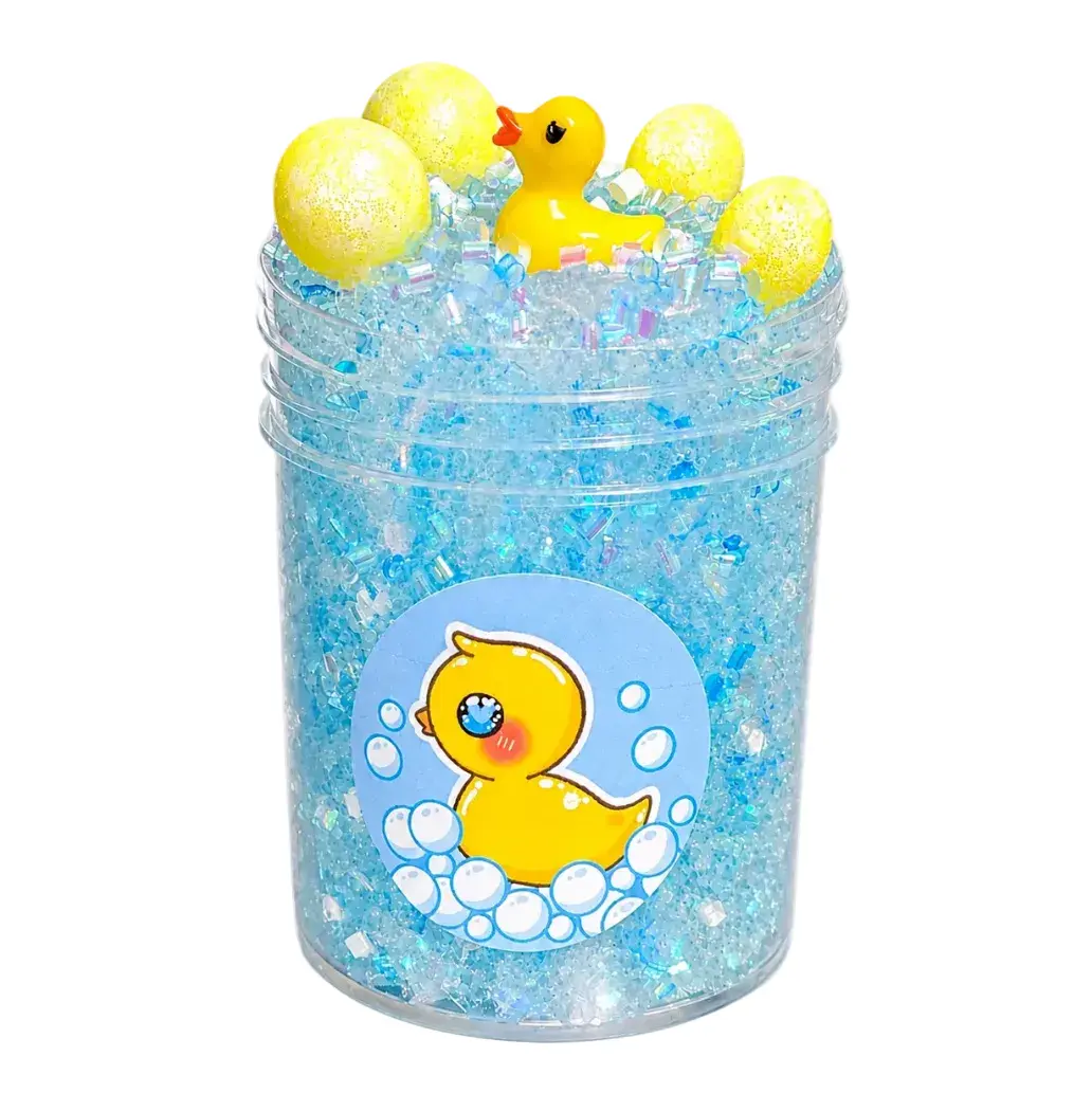 Bubble Bath Handmade Bingsu Crunchy Clear Slime