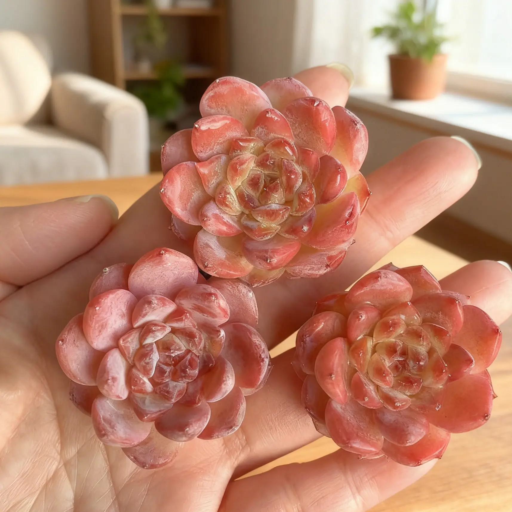 Echeveria Peach Elf Vibrant Red Are Here! Special Bundle Beginner