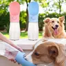 Travel Water Bottle for Pets - Food Grade Collapsible Design with Hanging Hook, Leak-Proof for Dogs & Cats on Outdoor Adventures, Hiking, and Car Rides