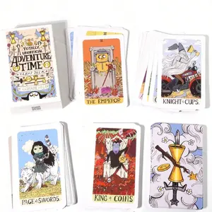 78Cards Adventure Time Tarot Deck Cards For Beginners And Tarot Divination Tools Fortune Telling Game Card Divination Fate Party Family Board Game Juegos De Mesa Tarot Card Decks