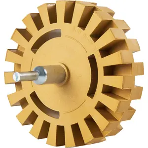 Decal Remover Eraser Wheel Rubber Eraser Wheel for Drill Removes  Stripes Vinyl Tapes and Sticker Adhesive Remover Wheel Rubber Eraser Wheel Tool Kit for , RV,