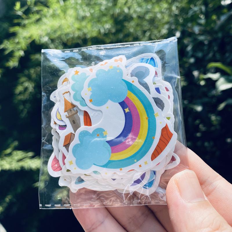 Cute Animal Reward Stickers for Kids & Teachers 300 Adorable Waterproof Decals for Classroom School Supplies Party Favors & Potty Training Charts