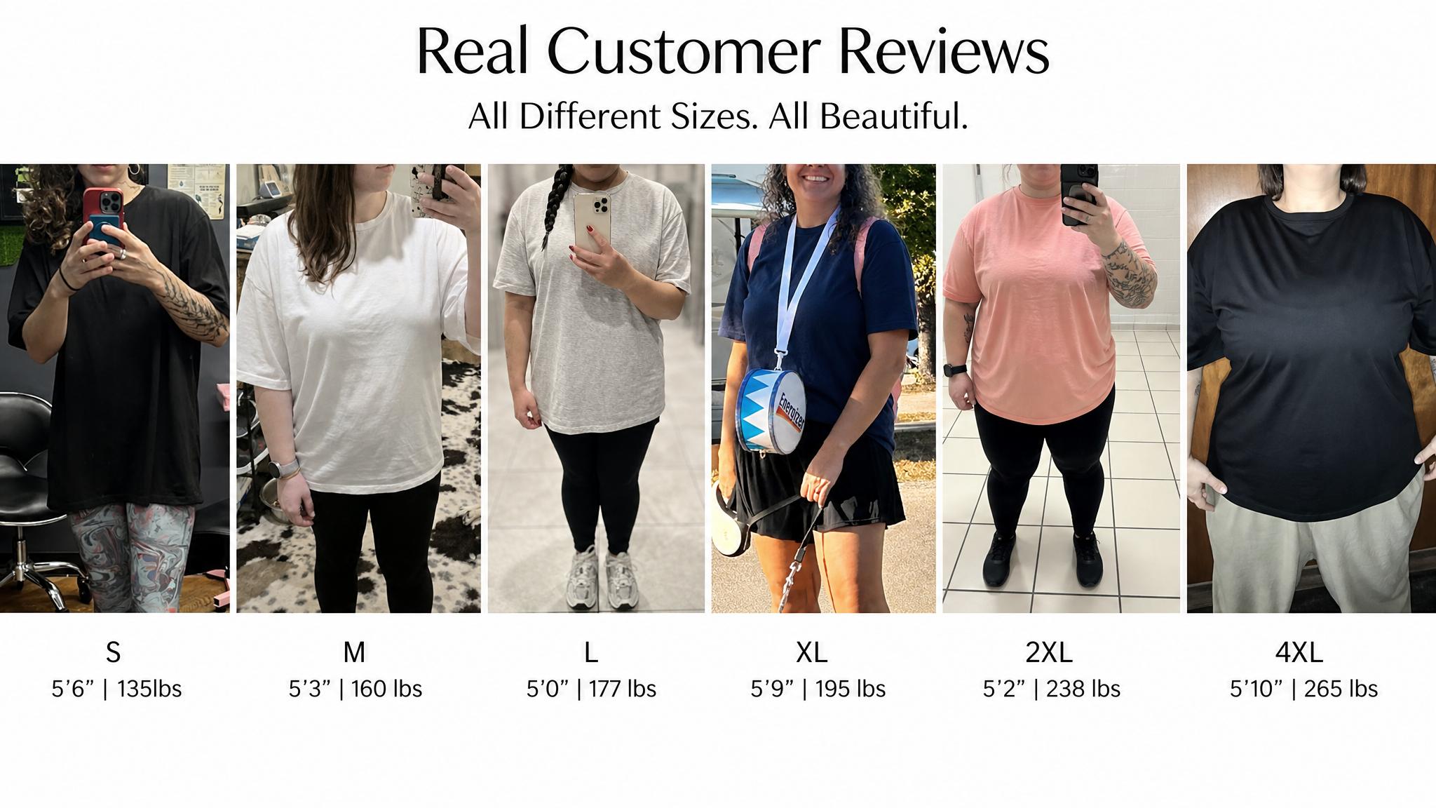 3-Pack / 1 Piece - Women's Oversized Relaxed Drop-Shoulder Style - Simple Solid Color - Women's Round-Neck Short-Sleeve T-Shirt - Top Womenswear Baggy