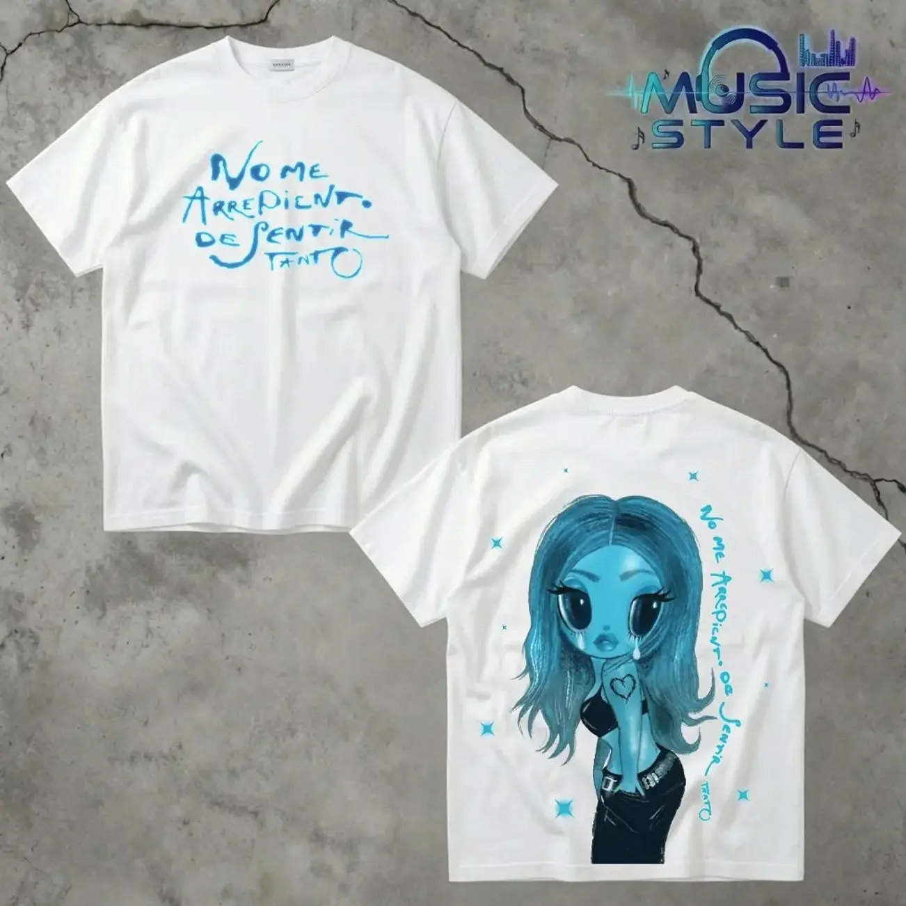 New Album Karol-G No Me Arrepiento de Sentir Tanto T-Shirt, Two-Sided Latin Music Graphic Tee, Premium 100% Cotton Concert Shirt, La Bichota Fan Gift, Reggaeton Tour Merch UFT