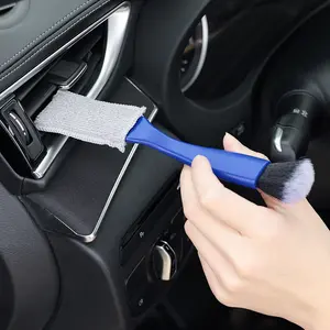 High-End Car Interior Cleaning Tools — Air Vent Brush, Detailing Brush for Crevices, Dust Removal Brush