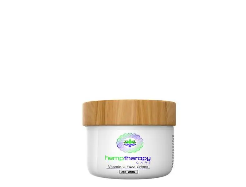 Hemptherapy Care Vitamin C Face Crème - 2 oz with Aloe & Avocado Oil for Hydration & Brightening