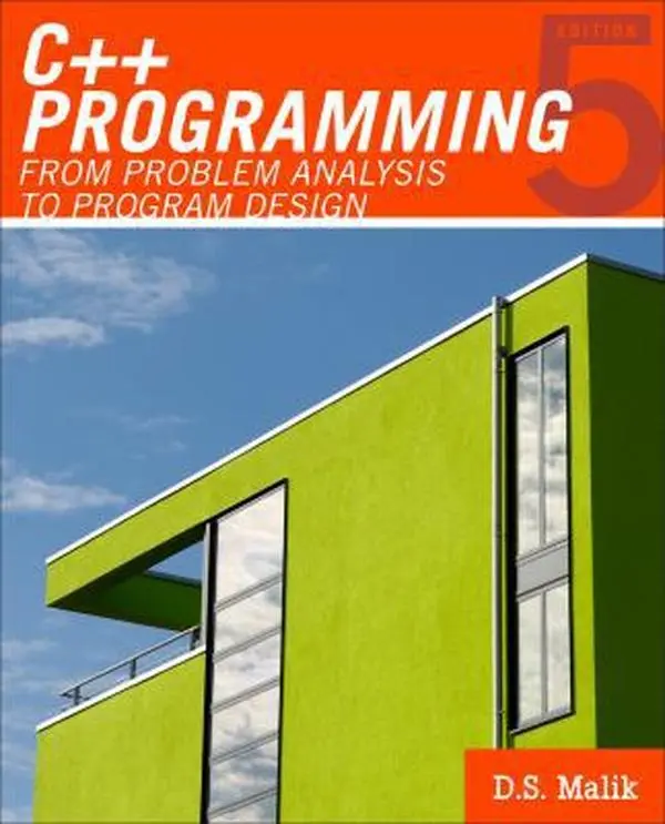 USED Book - C++ Programming: From Problem Analysis to Program Design by D. S. Malik (Paperback) - english