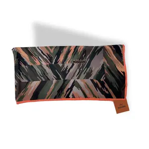 Missoni Foulard 90×90 D9770 Iconic Italian Silk Style Multicolor Design Lightweight Luxurious Fabric Authentic Designer Accessory