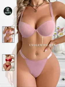Comfortable Women's Bra Set with Underwire Support and Fit, Leopard, Available in Single, Twin, Triple Packs, Perfect for All Seasons Wear