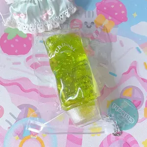 Lime Sparkly Toothpaste Squishy Toy