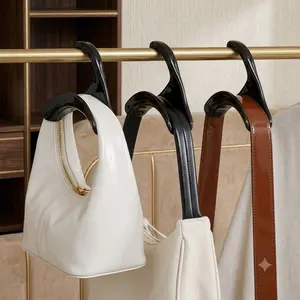 2pcs bag hanger hook Handbag hat scarf storage rack wardrobe backpack hook Handbag Holder Storage Rack Organization
