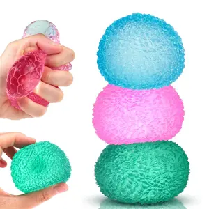 Stress Balls for Adults, Squishy Ball Sensory Textured Memory Gel Fidget Toys for Kids/Adults Hand Exercises, Party Favors Anxiety Relief Products Squeeze Ball，Easter Gifts
