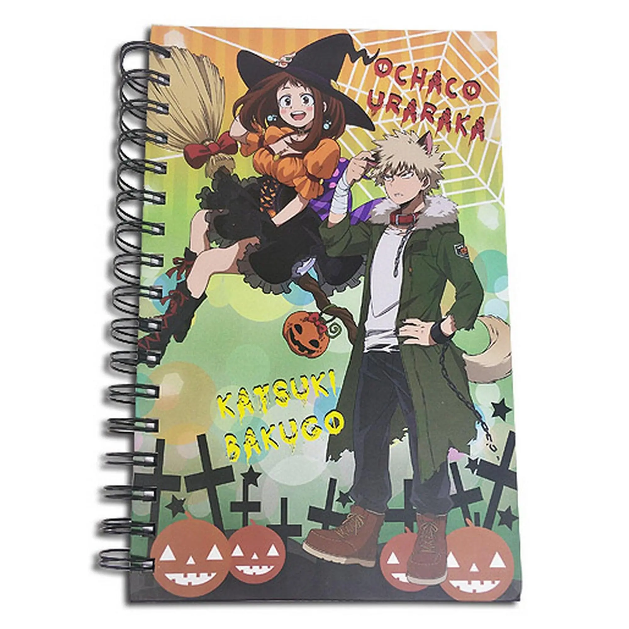 My Hero Academia S2 - Katsuki Bakugo & Ochaco Uraraka "Uravity" Halloween Notebook