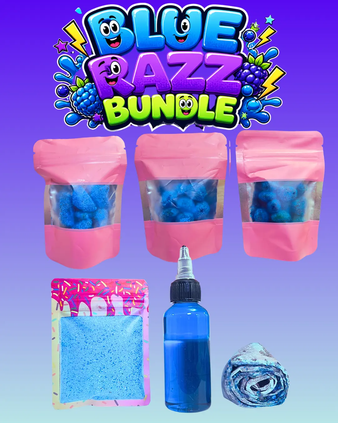 Simply Sweet CLE Blue Razz Candy Bundle