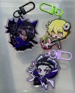 Limbus Company: Don Quixote Heathcliff Meursault Animal Theme ID Ego Acrylic Keychain
