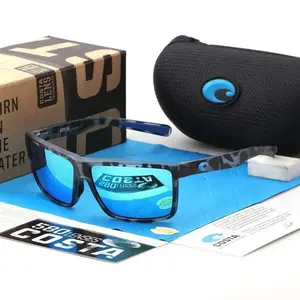 Costa Del Mar Tuna Alley Matte Black Frame/Grey Polarized Lenses 580P, COSTA Polarized Sunglasses Fashion Cycling Running Sun Glasses Unisex Outdoor Sport Polarized Goggles