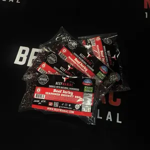 BBQ & Teriyaki Halal Hardwood Smoked Beef Jerky 3oz 4-Pack Combo