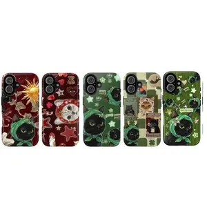 Vintage Cat Aesthetic Phone Case | Magical Kawaii Indie Artsy Gothic Fairytale Vibes | Tough Magsafe Cover | Perfect Gift For Cat Lovers | Compatible With iPhone 11–17