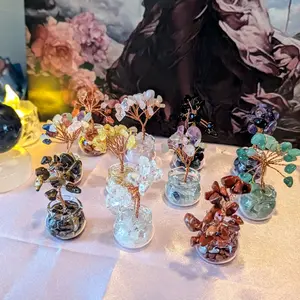 Mini money crystal tree