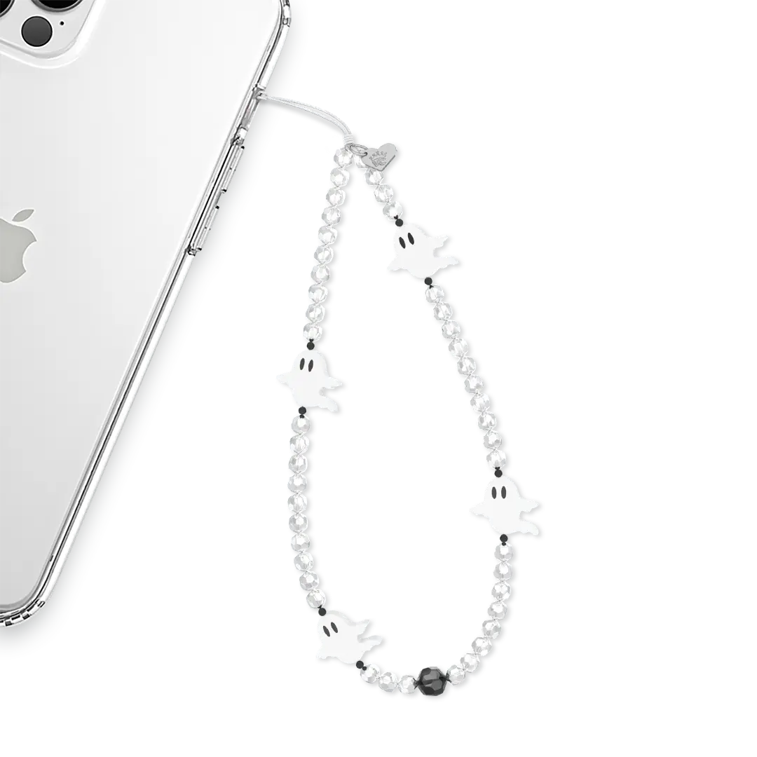 Velvet Caviar Ghosted Phone Charm - Premium Handmade Mobile Accessory, Phone Decoration, Personalized Stylish Unique Durable Fit for iPhone & Android, Ideal Gift