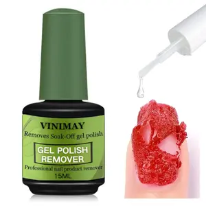 Gel Polish Remover for Nails Nail Gel Remover Quickly & Easily Gel Nail Polish Remover Within 3-5 Minutes No Soaking or Wrapping Gel Remover Don't Hurt Nails 0.25fl Oz (1)