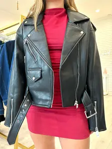 RBL Puppet- Billie Oversized Biker Jacket (Vegan Leather)