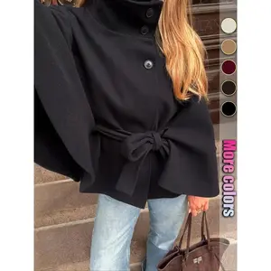 Women's Long Winter Sweater Coat, Casual Knitted Pullover Jacket, Warm Fall & Winter Outerwear, Ladies Fashion Clothing