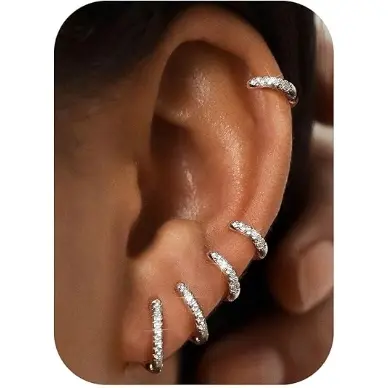 Cubic Zirconia, Silver Plated