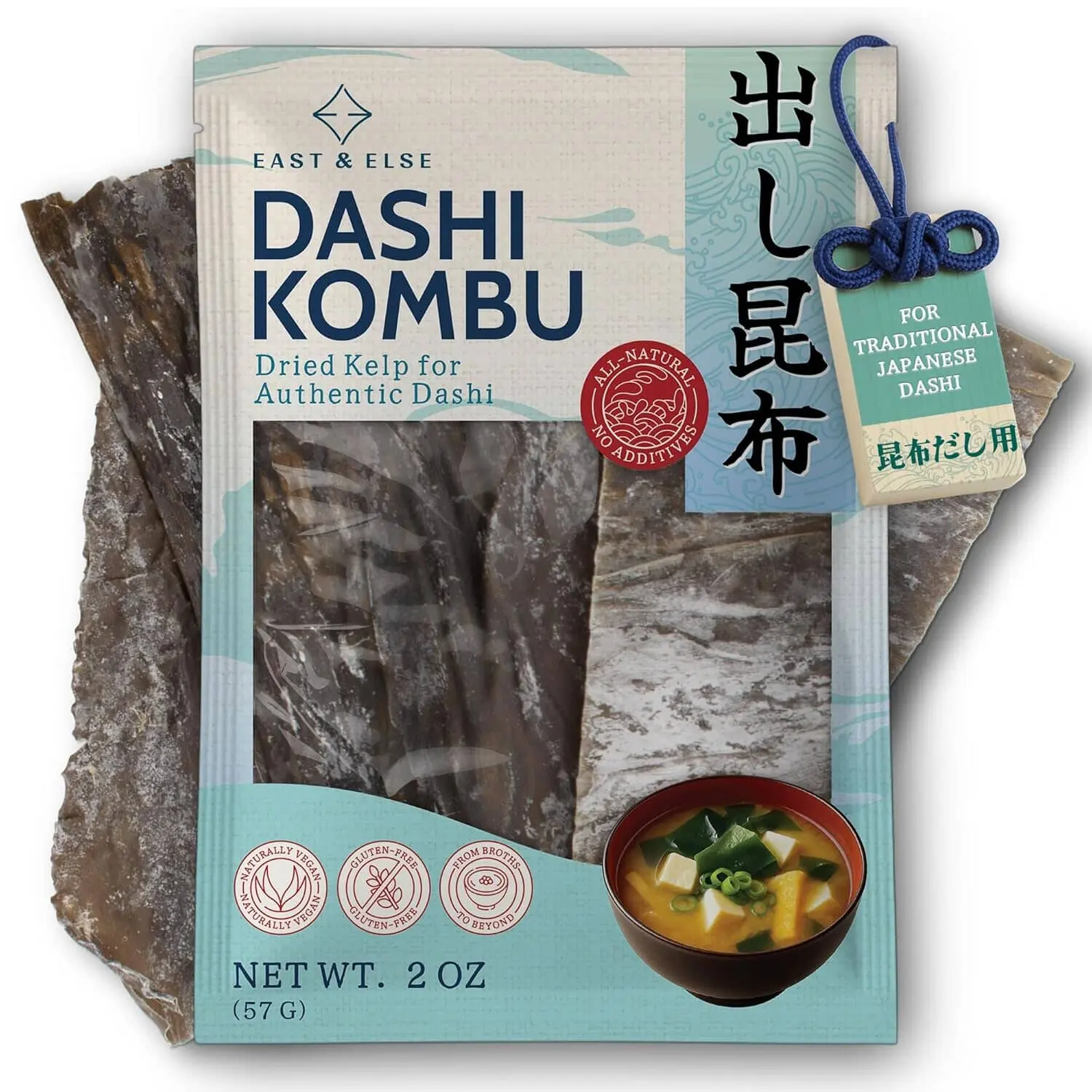 East and Else Dashi Kombu, Dried Kelp