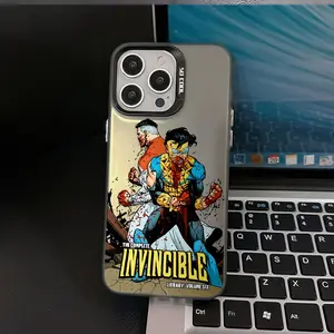 Anime Invincible Hero Ultimate Battle Phone Case Cover Casing Suitable for iPhone 16, 15, 14, 13, 12, 11 Pro Max, X, XR, XS Max, 8, 7 Plus Anti-Drop Shockproof Protector Matte Back Cover Phone Accessory
