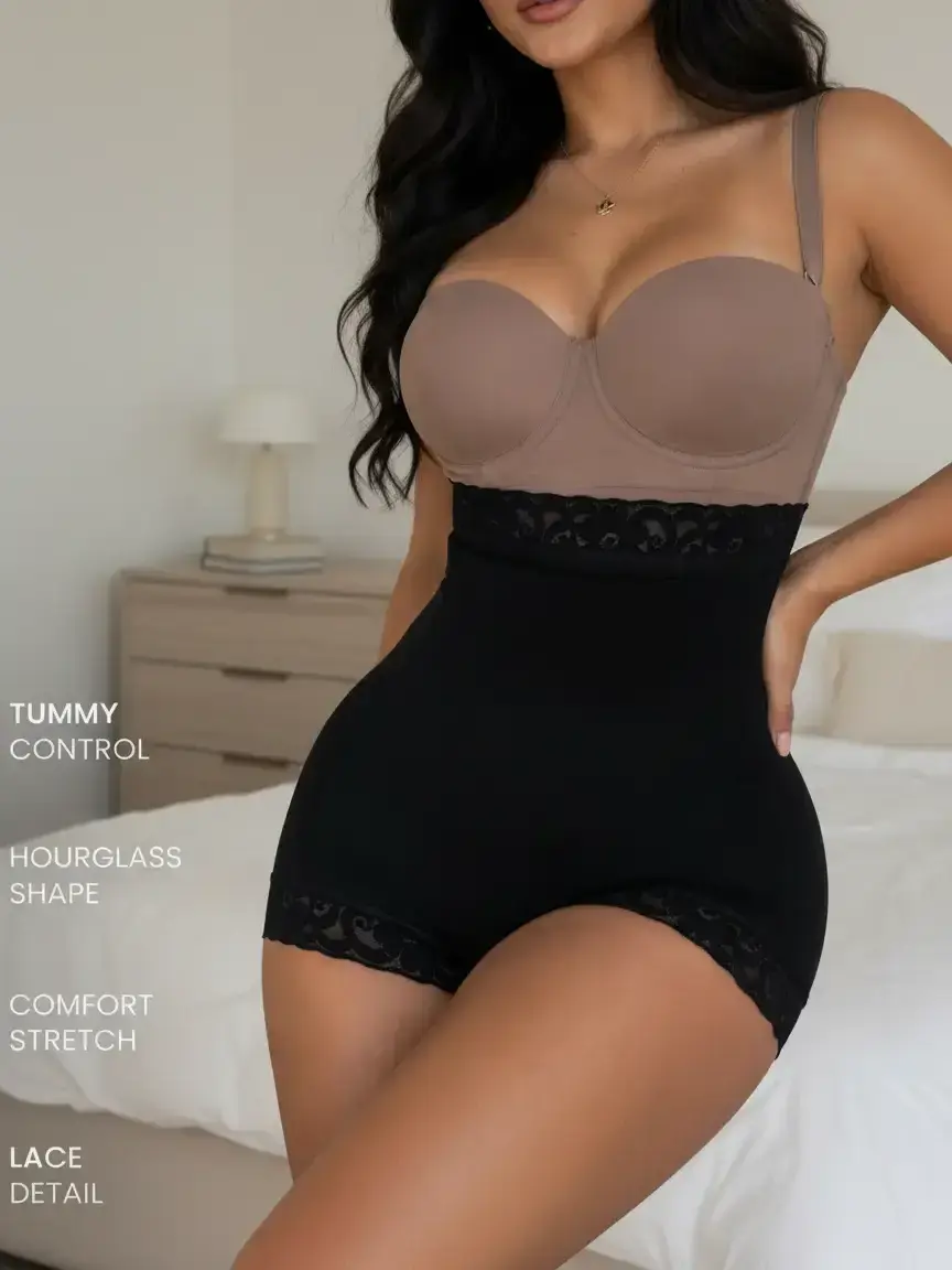 Strapless BBL Boyshort High Waist Control Shaper