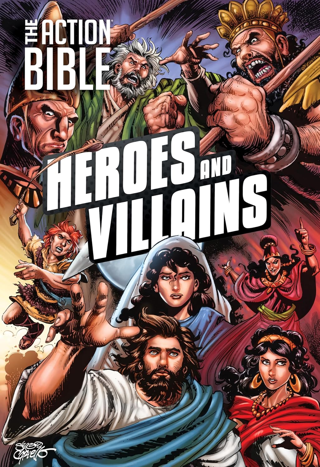 The Action Bible: Heroes and Villains Hardcover – February 1, 2022