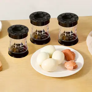 2025 New Hard Boiled Peeler - Handheld Kitchen, Easy to Shake Open, Eggs and Quail Eggs, Cooking and Salad Use (Black), Peeler Slicer