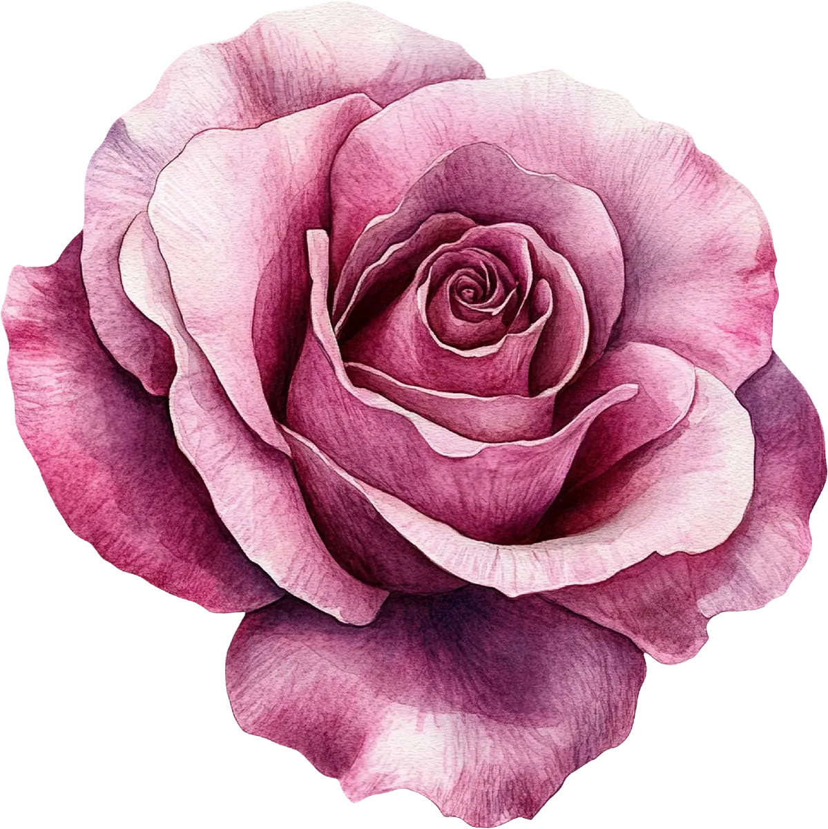 DTF Transfer – Pink Rose Multi Sizes (FL-RS001)